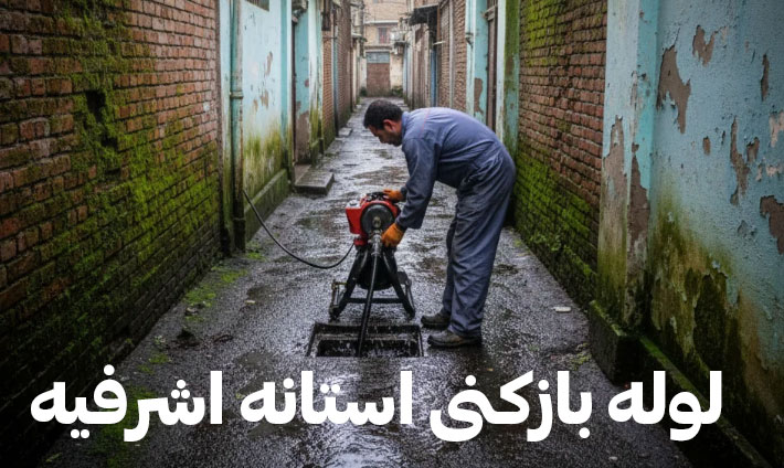 استانه-اشرفیه لوله بازکنی استانه اشرفیه